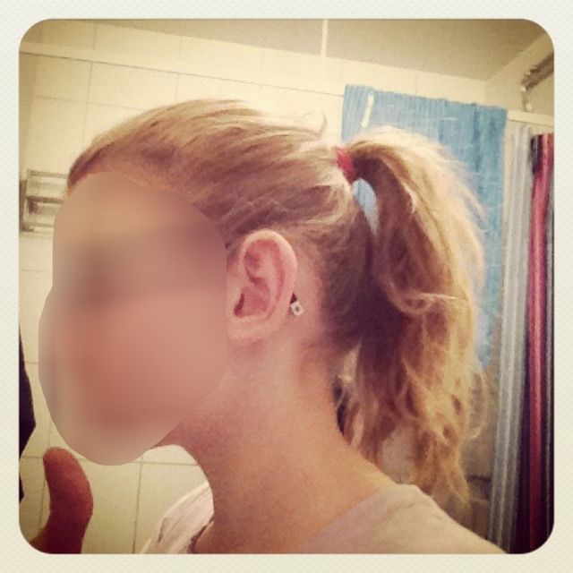 high ponytail