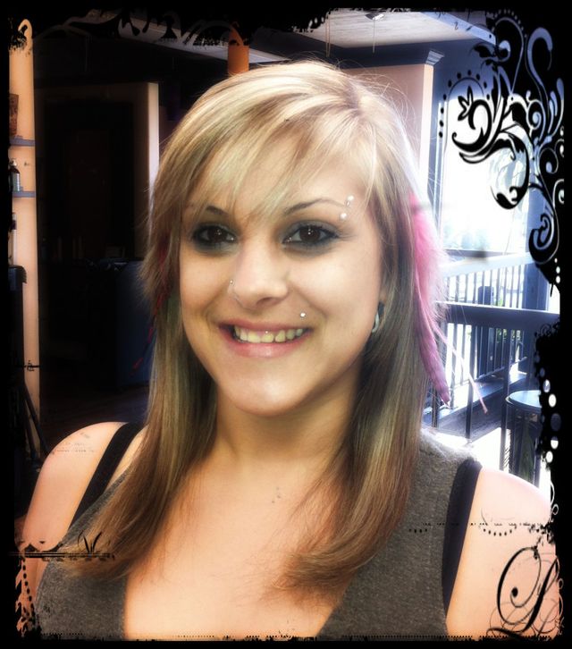 highlight and feathers