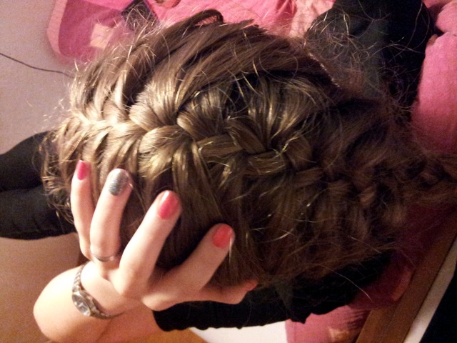 i made my sisters hair