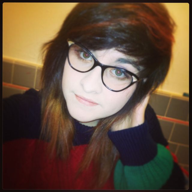 i put red in my bangs