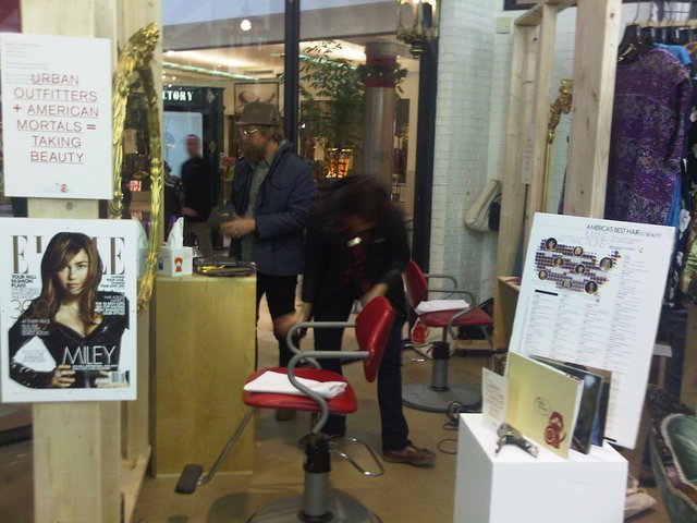 Styling HAIR at Urban Outfitters