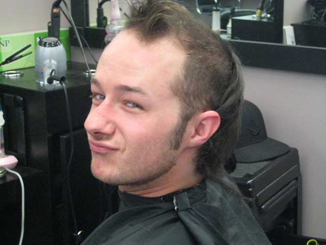 Totally for fun before we shaved it