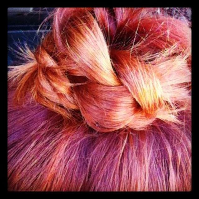 in a bun