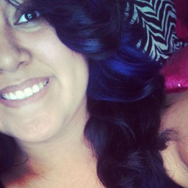 indigo bangs