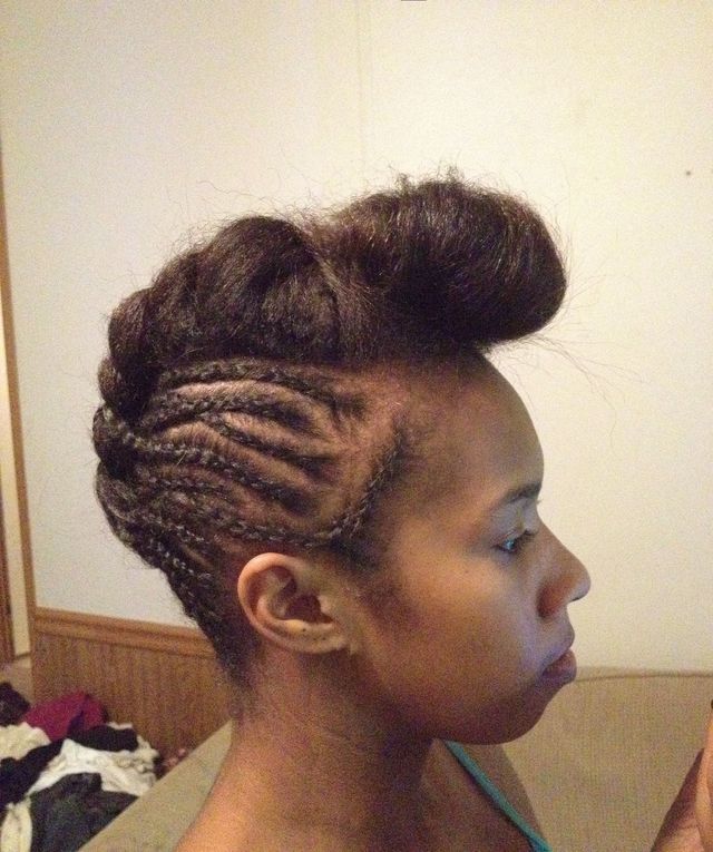 jenelle Monae inspired updo