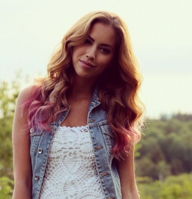 kenza's dipdye curls