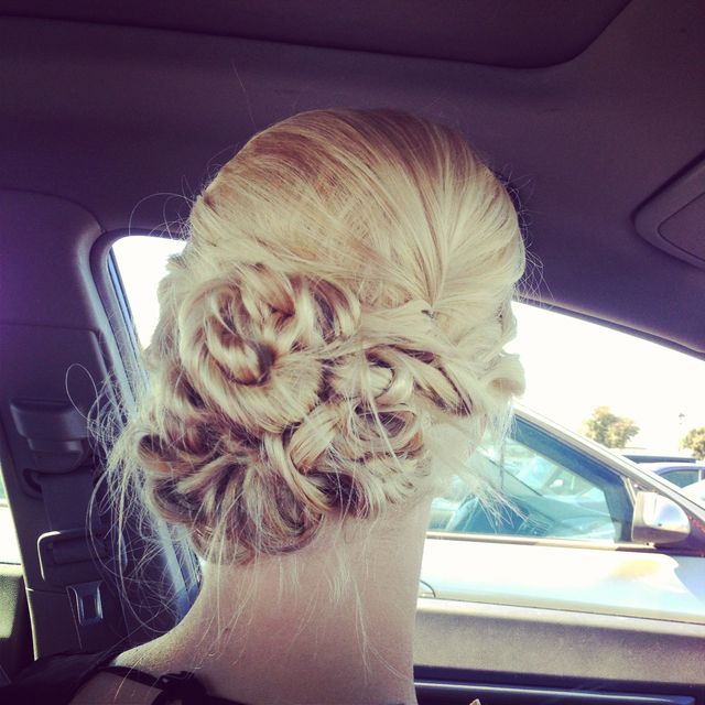 knotted updo