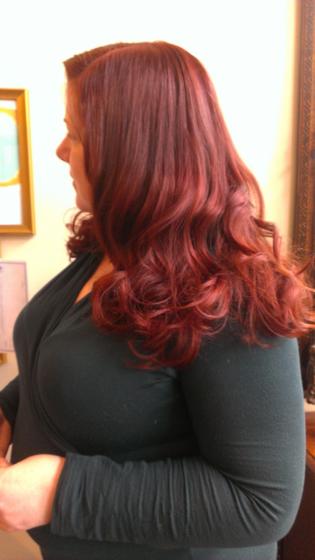 krie carter red haircolor