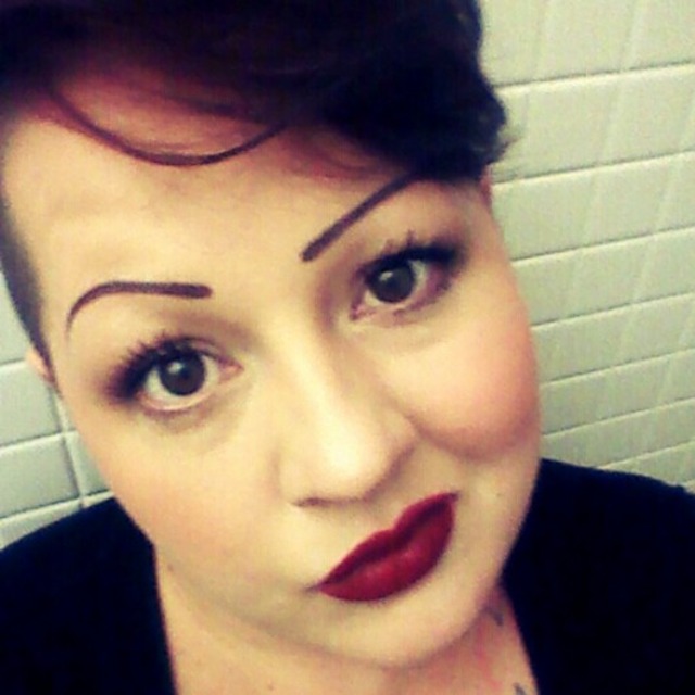 lady in red