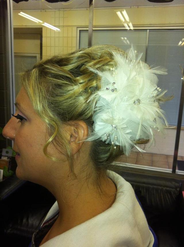 Side view of the Bride