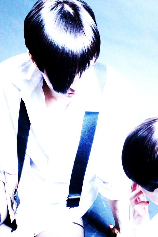 left eye haircut