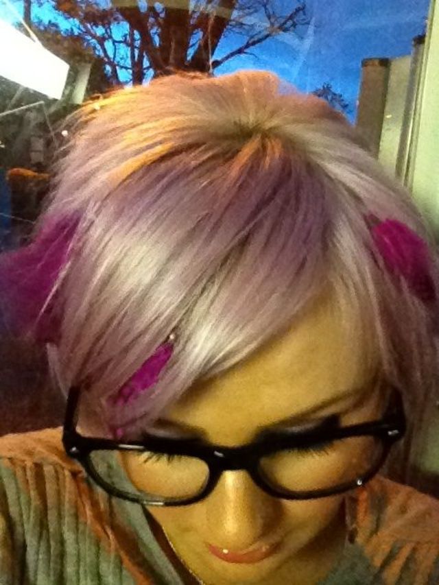 lilac feathers