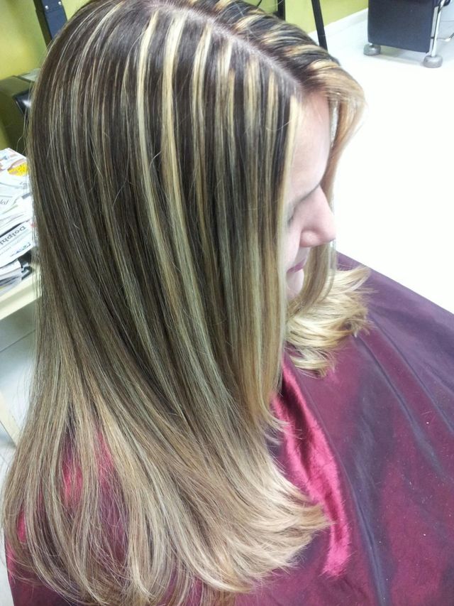 long blonde highlights