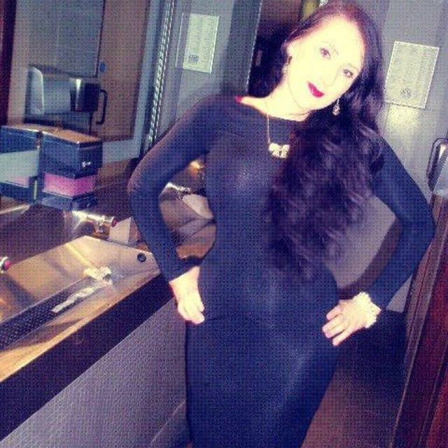 long brown curly hair