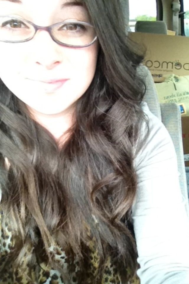 long curly hair 