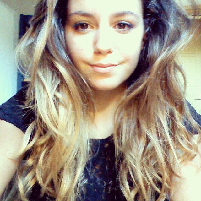 long curly hair