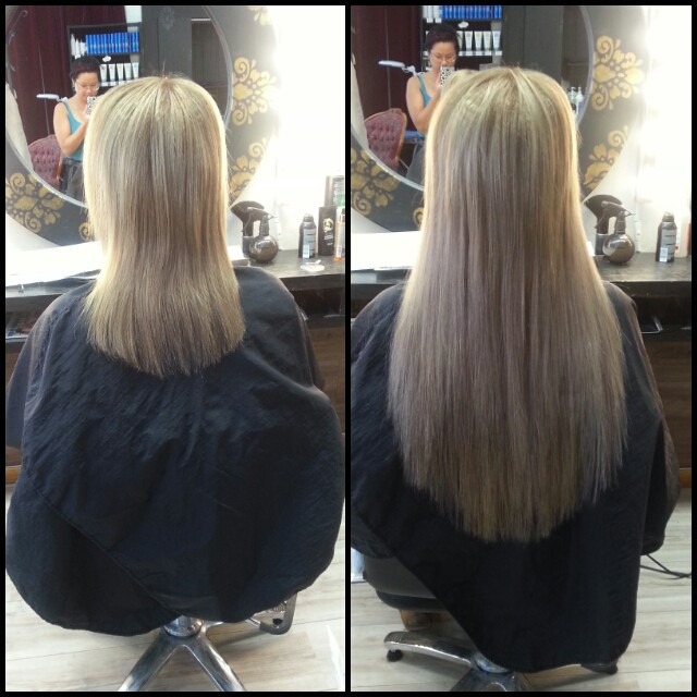 longer hair (extensions)