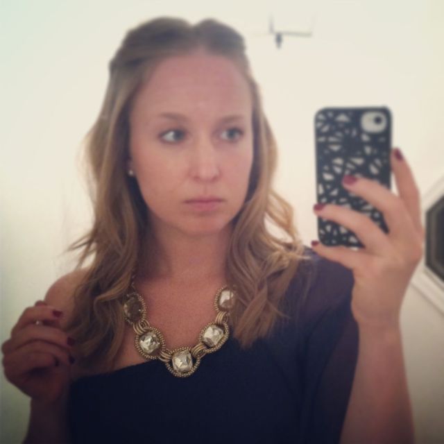 loose curls, half up 