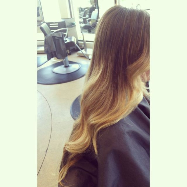 loose curls ombré 