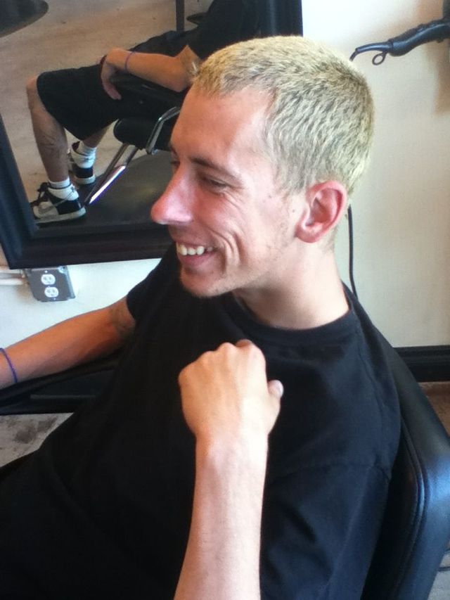 male blonding