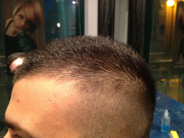 man hair