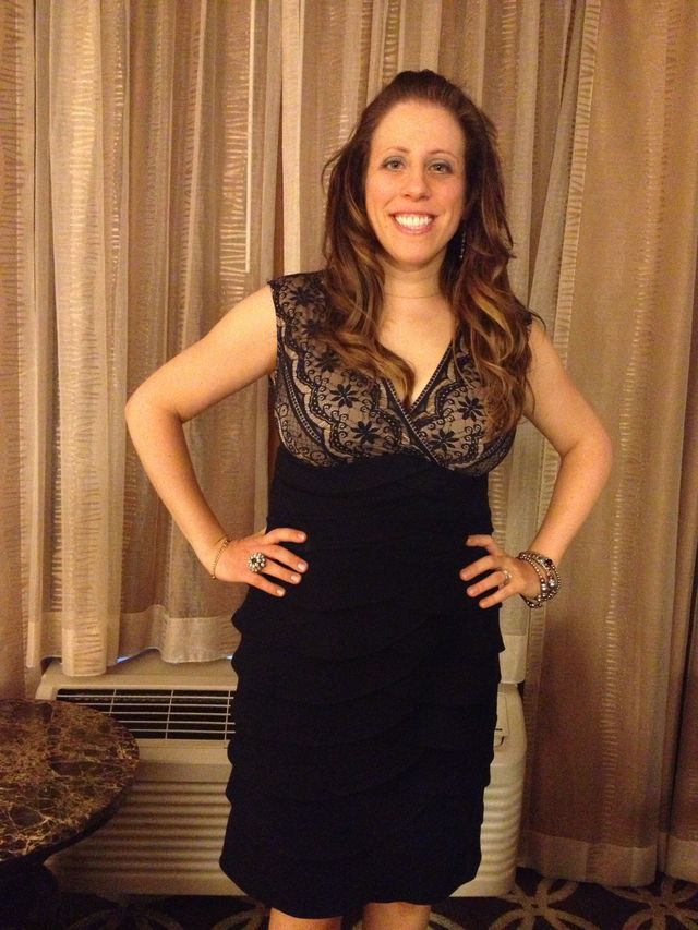 me at Steph's wedding