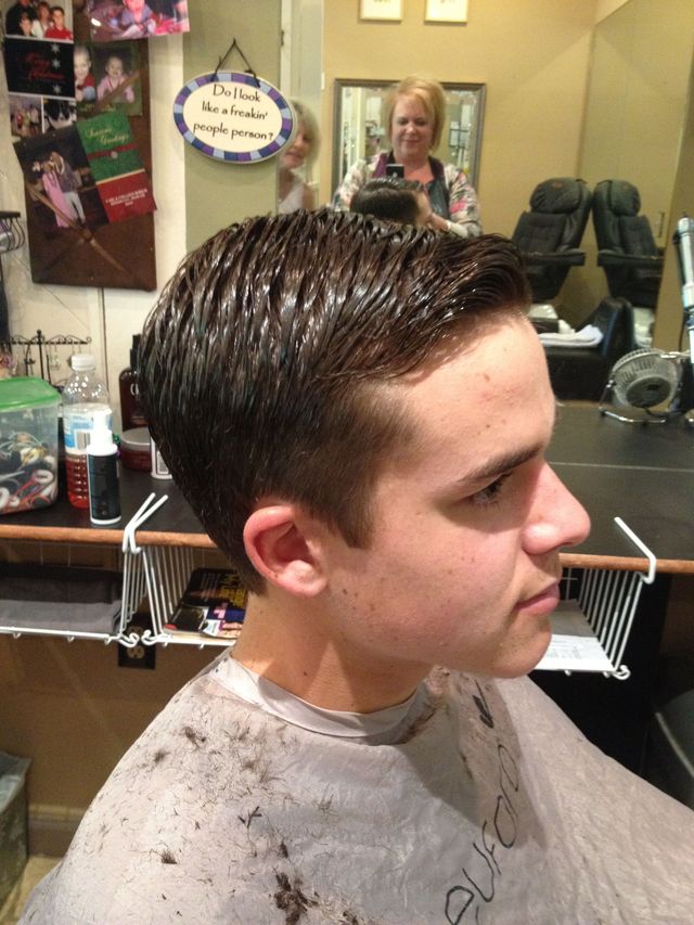 men haircut