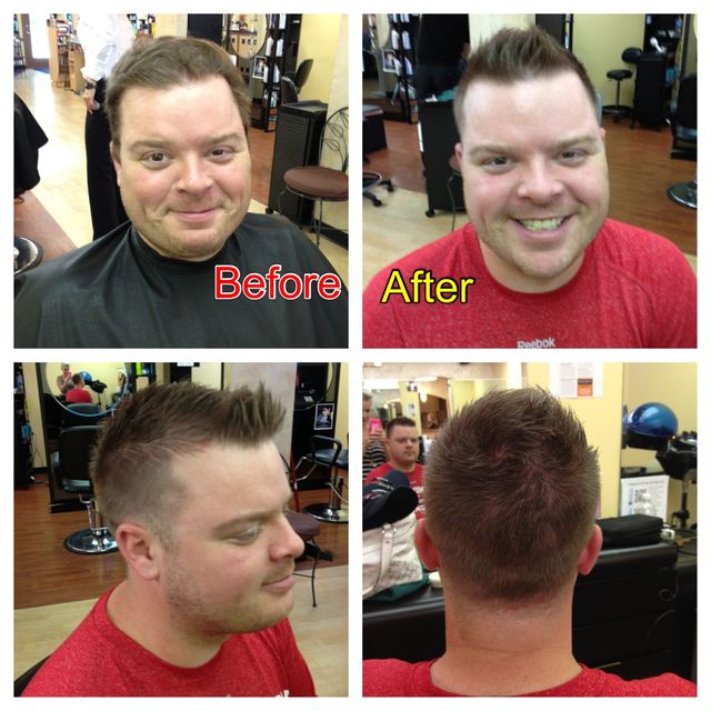 men's before and after