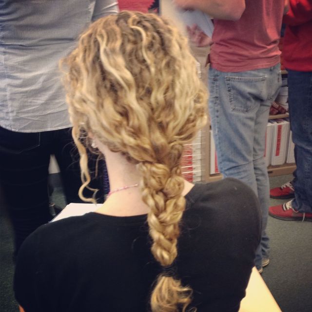 messy braid