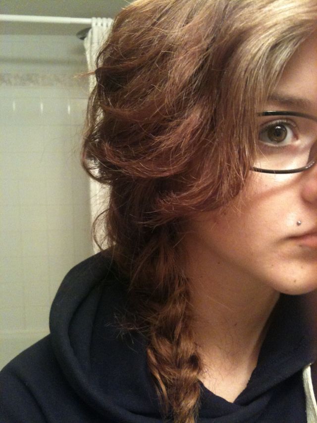 messy braid