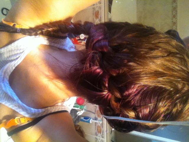 messy braids
