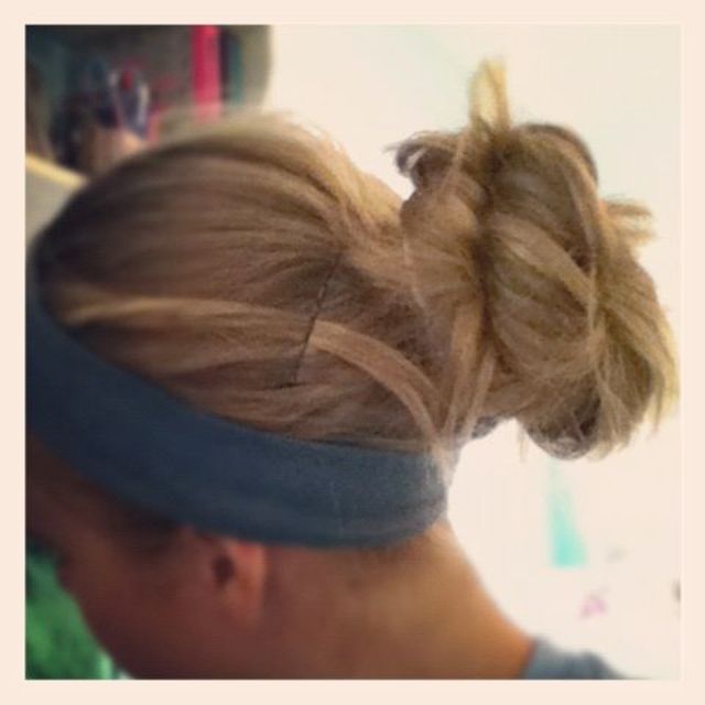 messy bun