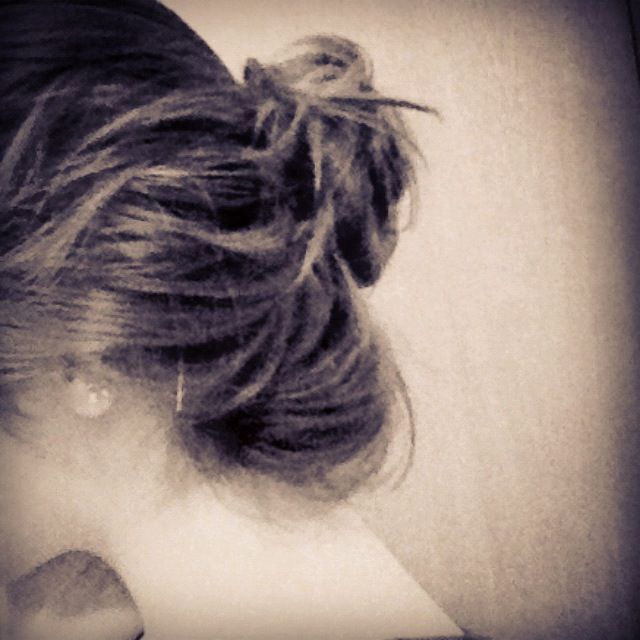 messy bun