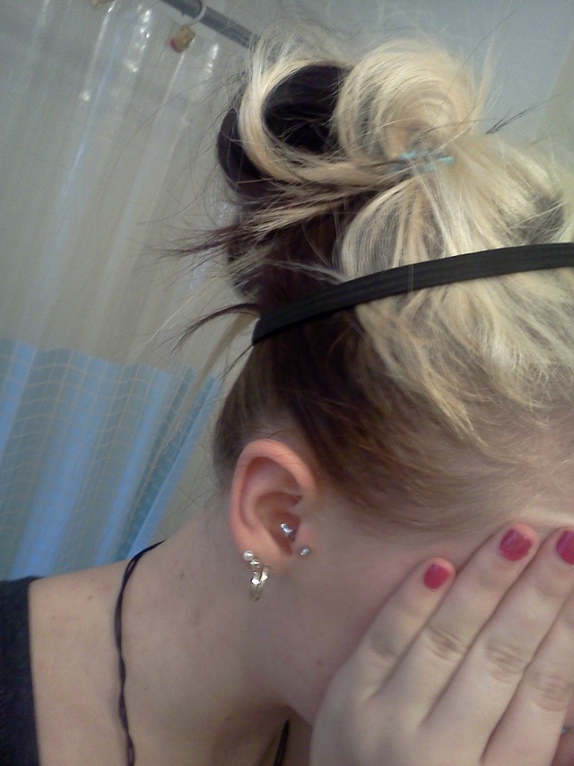messy bun