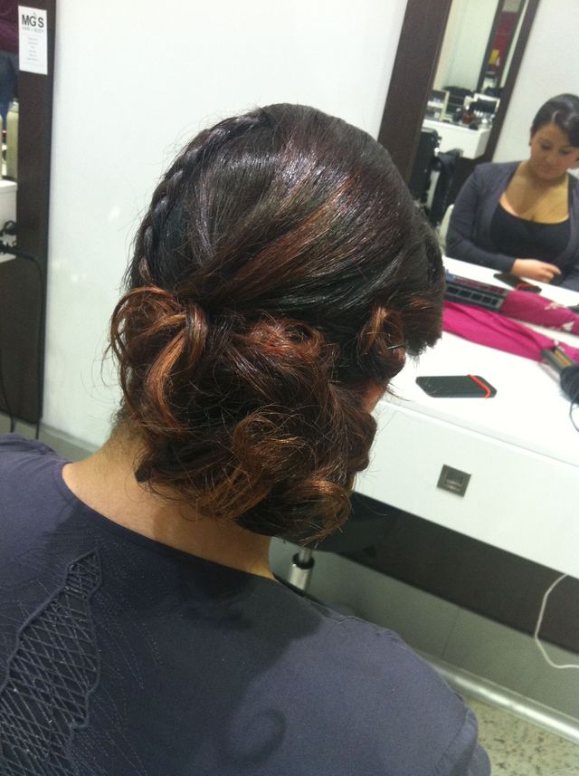 messy bun