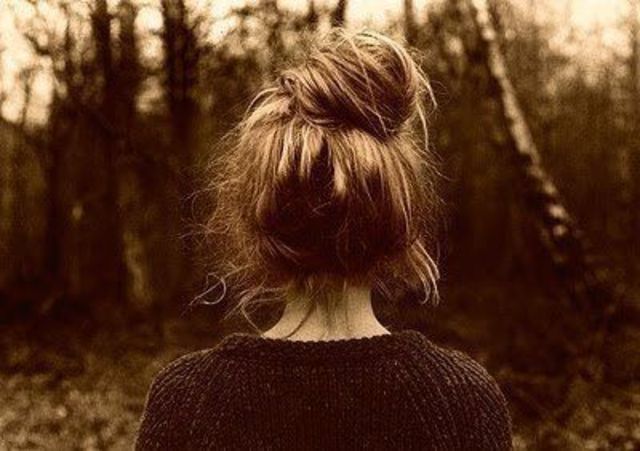 messy bun