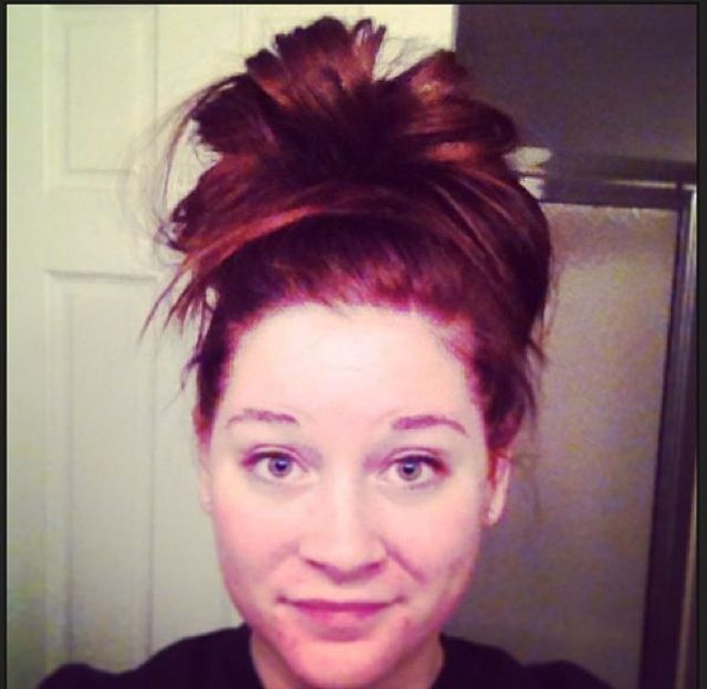 messy bun