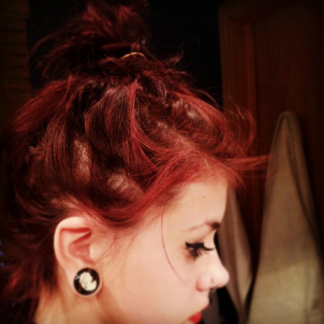 messy bun