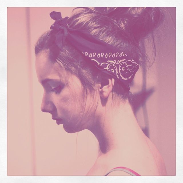 messy bun