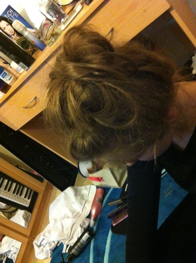 messy bun