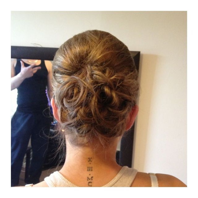 messy bun