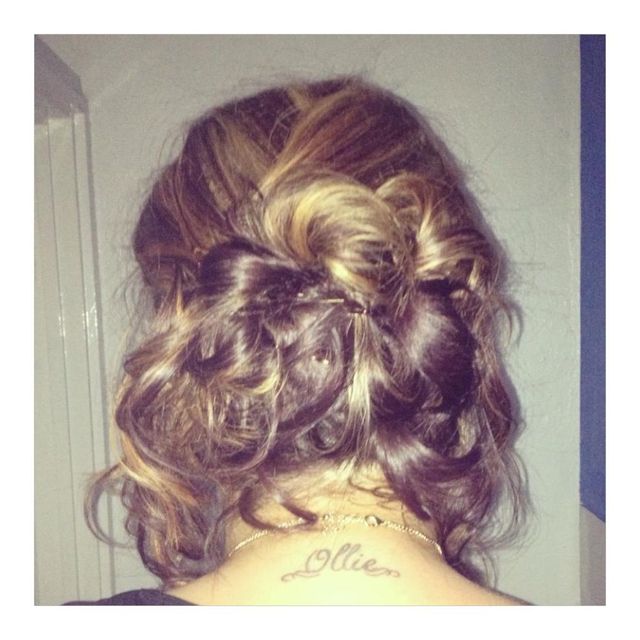 messy bun