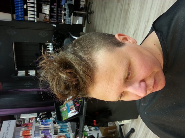 messy mohawk