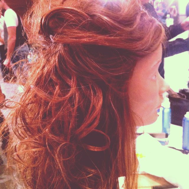 messy side pony