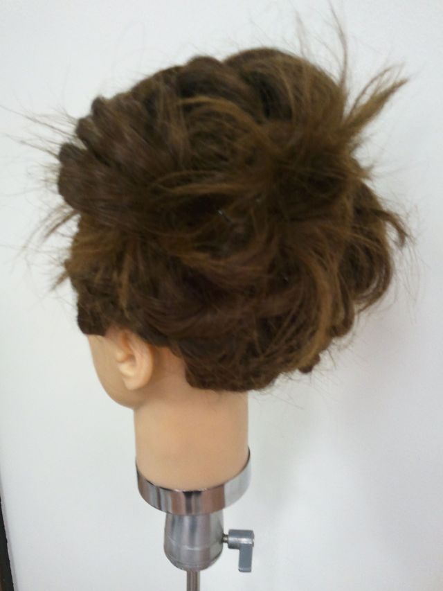messy updo