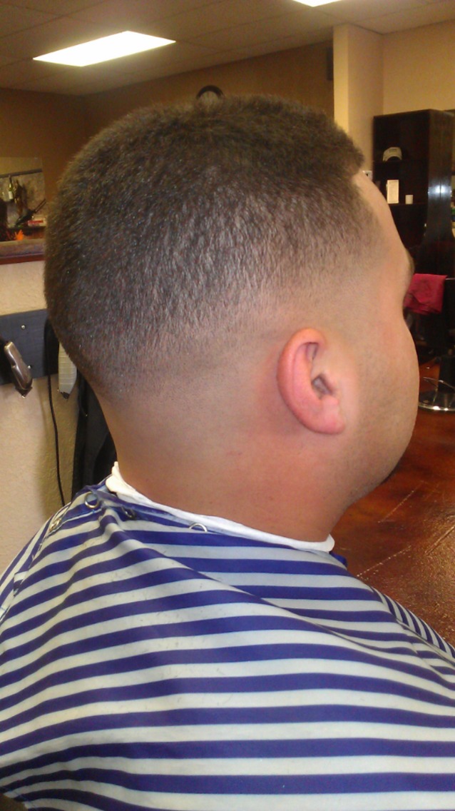 mid bald fade