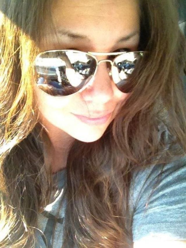 middle parted curly