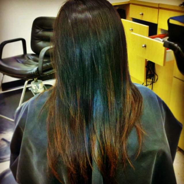 mocha ombre