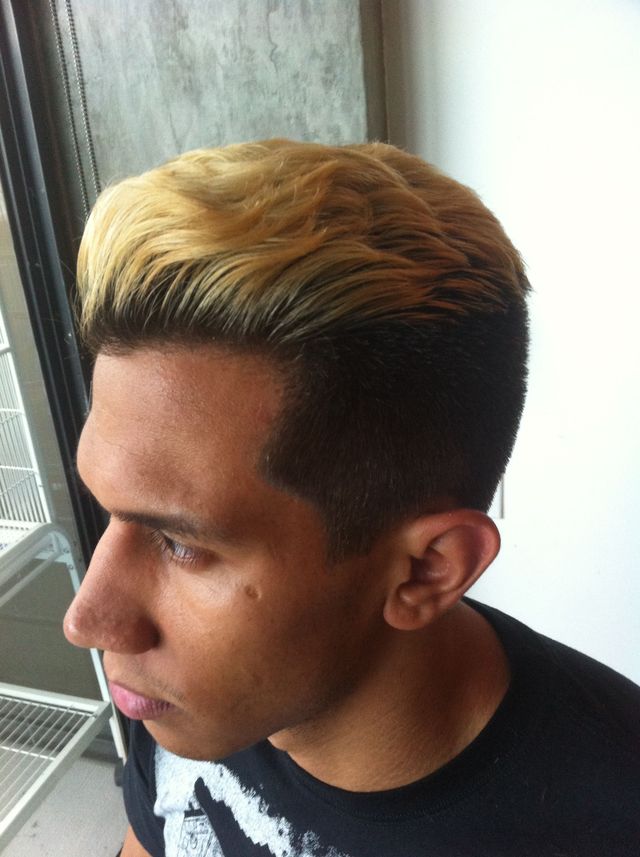 modern pompadour 