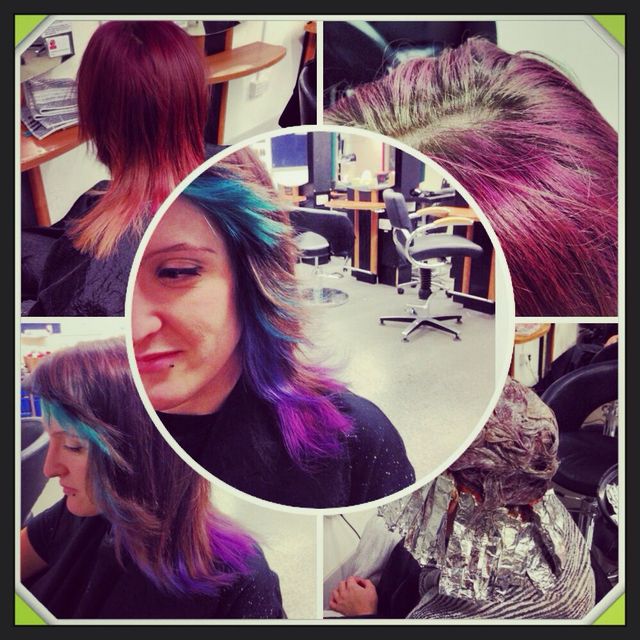 multicoloured